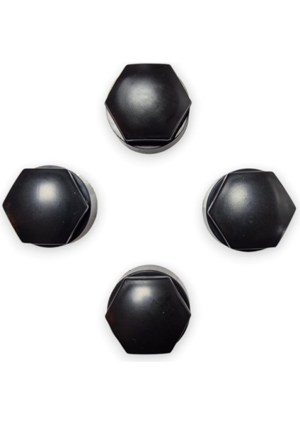 Seat Ateca 2016-2020 Şifreli Bijon Kapağı Siyah 4 Adet 4M0601173C