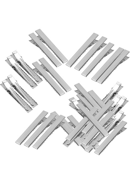 Dıy Projeleri Için 50 Saç Klipleri Düz Üst 40MM (Yurt Dışından)