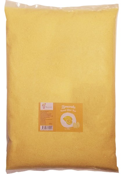 Sarı Renkli Pamuk Şeker Için Limon Aromalı Toz Şekeri - 3,5 kg fiyatları