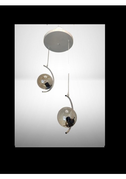 Hilal 2li Beyaz Bal Camlı Sarkıt