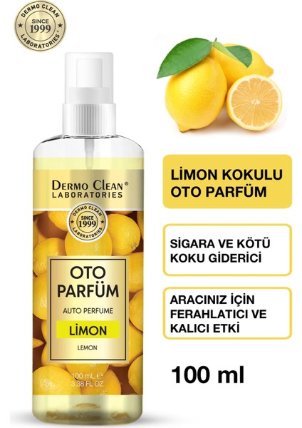 Doğal Meyve Özlü Limon Kokulu Oto Parfüm 100 ml
