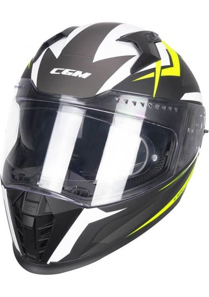 311G Blast Sport Kapalı Motosiklet Kaskı Mat Siyah-Sarı Xxl fiyatları