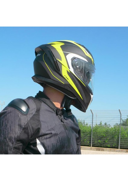 311G Blast Sport Kapalı Motosiklet Kaskı Mat Siyah-Sarı Xxl modelleri
