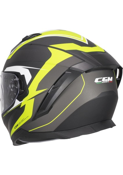 311G Blast Sport Kapalı Motosiklet Kaskı Mat Siyah-Sarı Xxl fırsatları