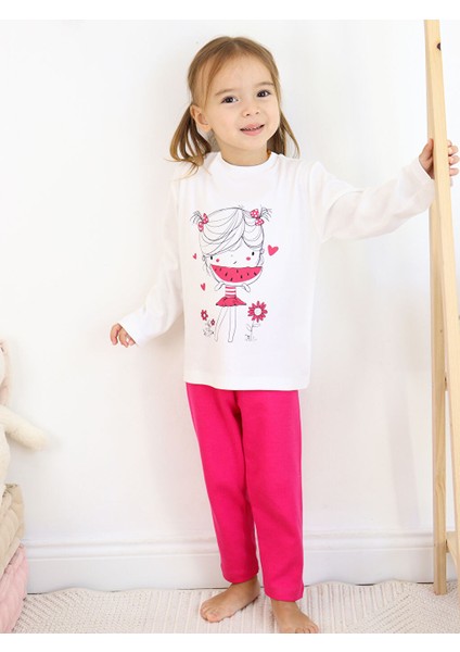 6 Ay-4 Yaş Kız Çocuk Pijama Takımı