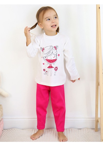 6 Ay-4 Yaş Kız Çocuk Pijama Takımı