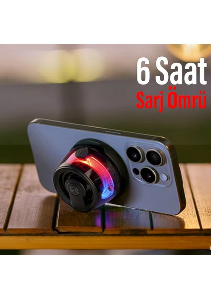 Bluetooth Hoparlör Yüksek Ses Mini Bass Manyetik Mıknatıslı Kablosuz Speaker Ses Bombası