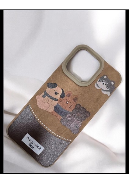 iPhone 15 Pro Max Pupy Rabbittam Korumalı Kılıf