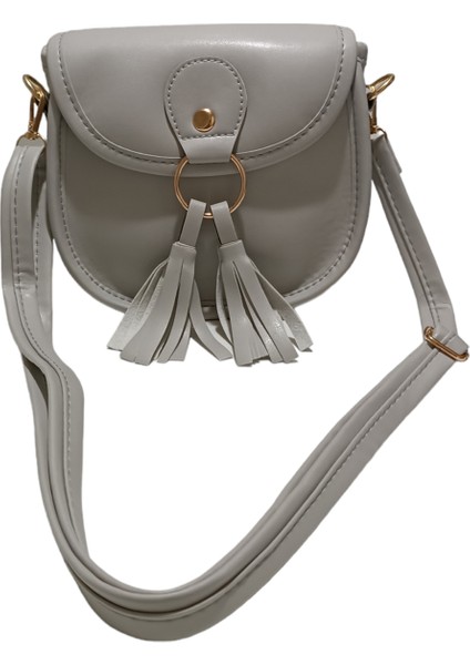 Elnes Kadın Gri Halka Püskül Detaylı Omuz Çanta indirimleri