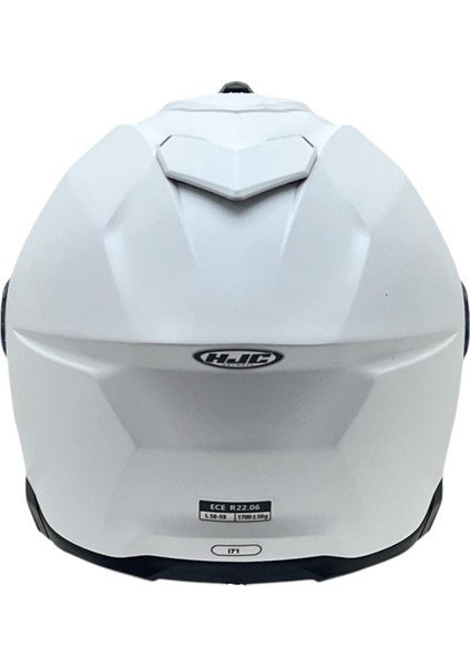 I71 Kask Mat Inci Beyazı fırsatları