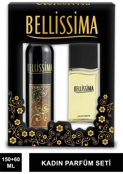 Edt 60ML Kadın Parfüm + 150ML Deodorant Set