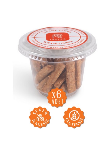 Glutensiz Susamlı Çubuk