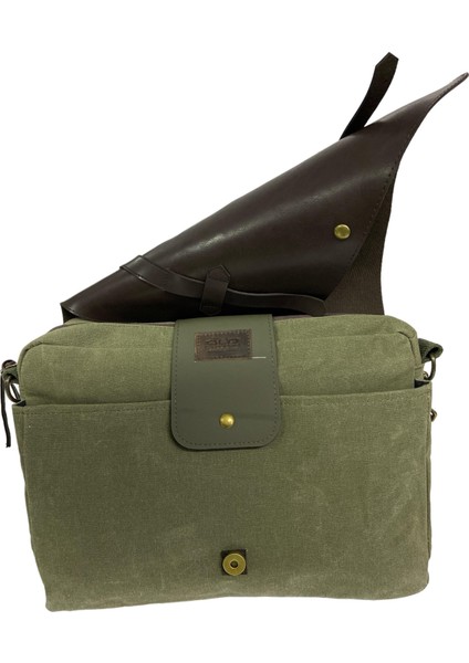 Kanvas Su Geçirmez Unisex Disayn Okul Gezi Iş Outdoor Postacı Çantası 35 cm x 24 cm indirimleri