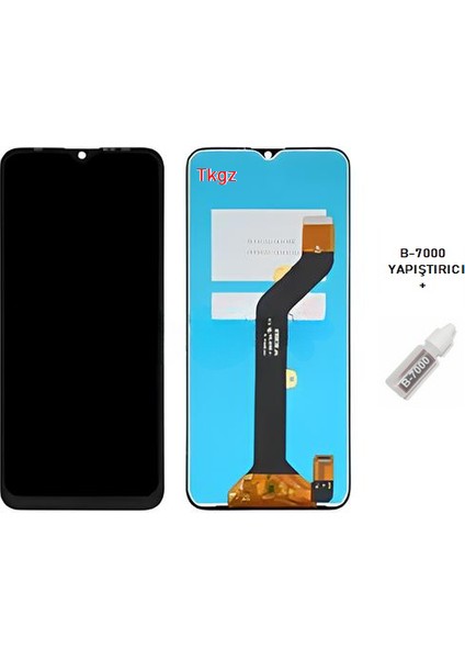 Tecno Spark 6 Go Uyumlu LCD Ekran Dokunmatik Servis Orijinali + B-7000