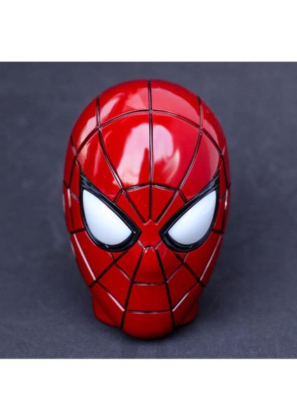 Spiderman Örümcek Adam Kablosuz Bluetooth Hoparlör Stereo Hoparlör LED Işık