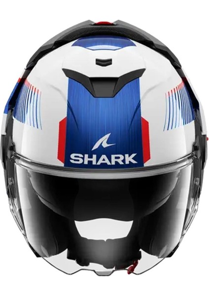 Oxo Sıkter Beyaz Mavi Çene Açılır Kask fırsatları