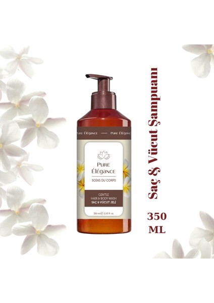 Élégance - Saç ve Vücut Şampuanı - Egzotik Çiçek - 350ML