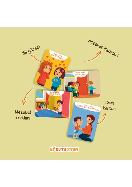 Konuşturan Sorular - Nezaket Kartları ve Kitap Seti - Gülşah Mutlu