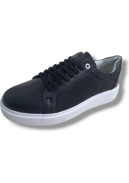 GE0065-2 Deri Antibakteriyel Eva Taban Yanlar Lazer Desen Koku Yapmayan Erkek Ayakkabı fırsatları