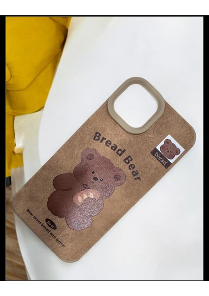iPhone 15 Pro Bread Bear Tam Korumalı Kılıf
