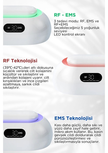 A07 Yeni Nesil Cilt Sıkılaştırıcı Yüz ve Vücut Aleti RF&EMS Radyo Frekans fırsatları