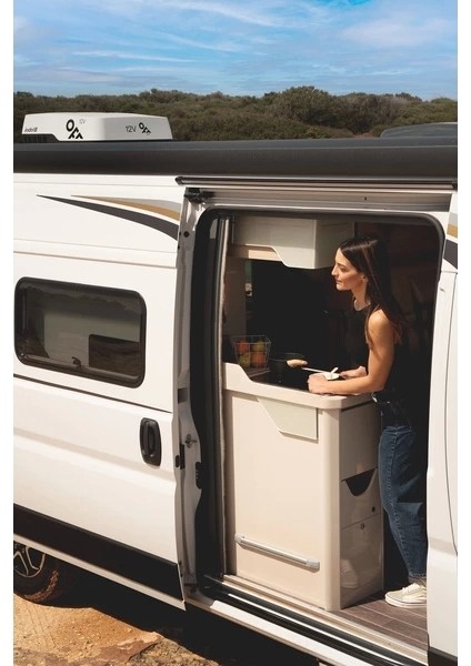 Indelb Plein-Aircon 4100 Btu Tavan Tip 12V Karavan Kliması