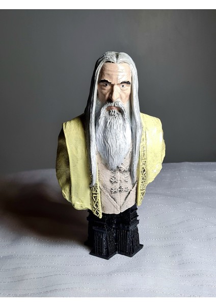 Saruman Büst / Figür - Yüzüklerin Efendisi - The Lord Of Rings -15CM