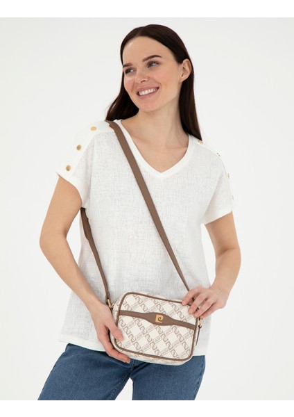 Kadın Bej Çapraz Çanta 50305543-VR011