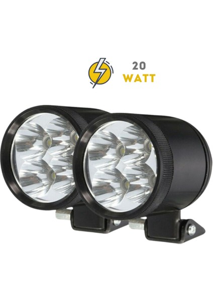 Cheetah 20W Motosiklet Led Sis Farı