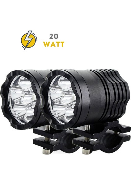 Fighter 20W Motosiklet Led Sis Farı fırsatları
