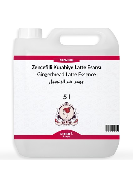 Premium Gingerbread Latte Esansı 5 Litre