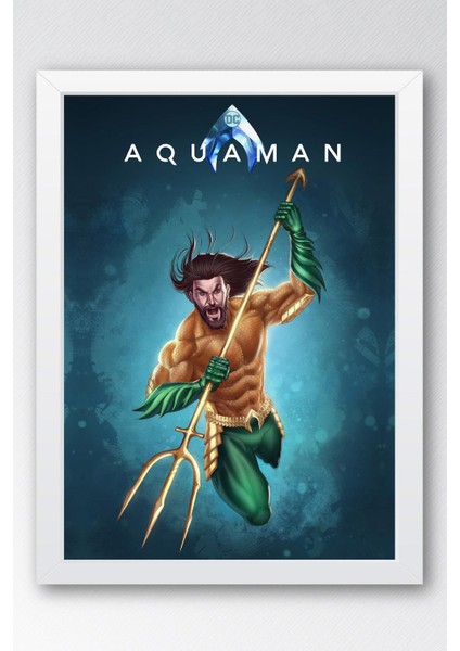 Aquaman Çerçeveli Tablo - Marvel Poster Tablo