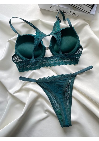 Kelebek Model Push-Up Balenli Dantelli