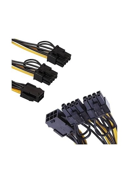 6 Pin Y Kablo 6 Pin Çoğaltıcı 6 Pin Splitter Kablo 6 Pin 6+2 Pin Çoğaltıcı fiyatları