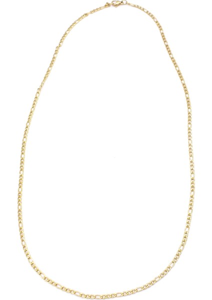 Altın Kaplama Figaro Unisex Zincir 2.5 mm 60 cm fırsatları