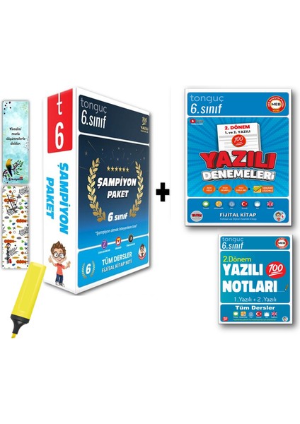 6. Sınıf Şampiyon Paketi ve Yazılı Fırsatı