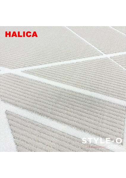 Styleo C631B Krem/bej Dekoratif Halı