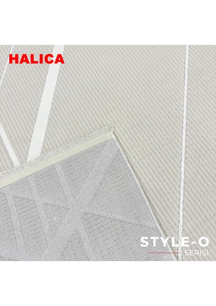 Styleo C631B Krem/bej Dekoratif Halı