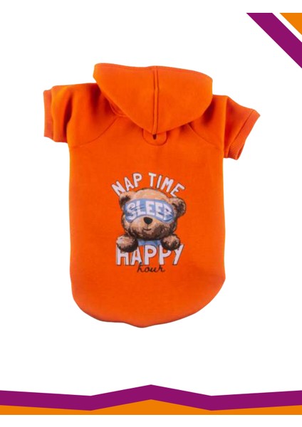 Sweatshirt Köpek Happy Sleep Desenli Kıyafet