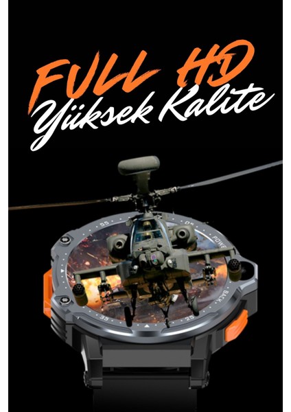 WR999 4g Lite Sim Kartlı Çift Kameralı Yeni Nesil Tüm Özelliklere Sahip 64GB Yuvarlak Akıllı Saat Gri