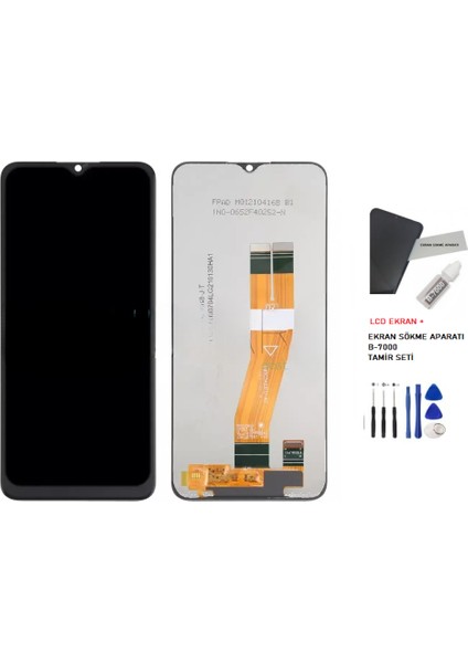 Samsung Galaxy A03S - SM-A037 Uyumlu LCD Ekran Dokunmatik Servis Orijinali + B-7000 + Tamir Seti