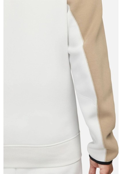 Sportswear Tech Fleece Erkek Beyaz Günlük Stil Sweatshirt Ndd Sport fırsatları