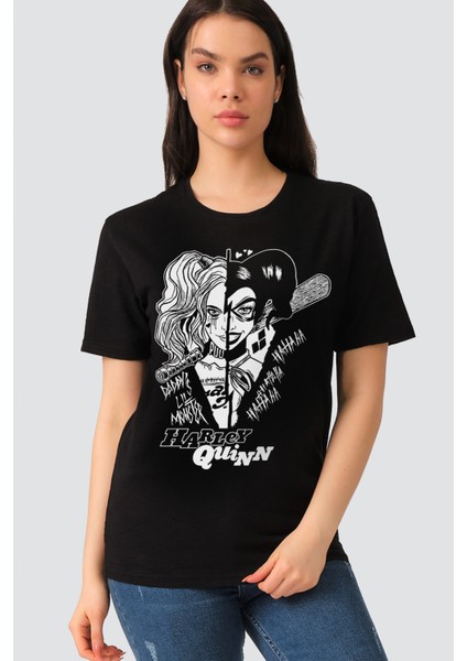 Yaramaz Kız Siyah Kadın Tshirt
