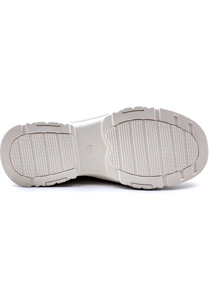 G25Y314 Deri 2 cm Gizli Topuk Lastik Bağcıklı Siyah Kadın Günlük Spor Ayakkabı indirimleri