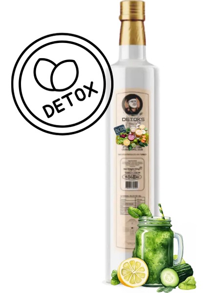 Yaza Hazırlık Paketi-DETOKS SİRKESİ 500 ML+LİMON SARIMSAK KÜRÜ 250 ML