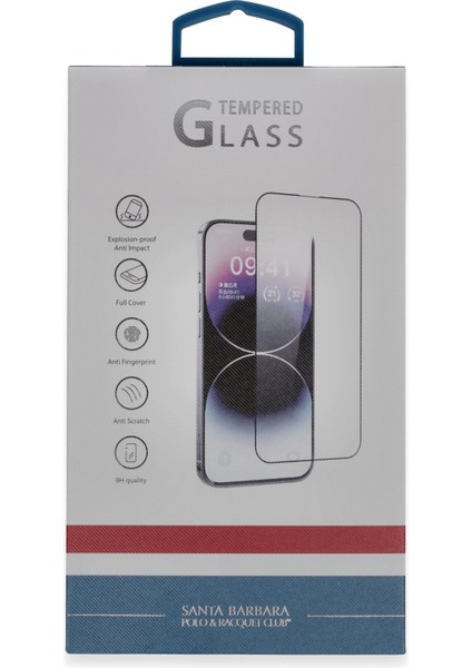 Apple iPhone 16 Pro Uyumlu Premium 3D Kavisli Cam Ekran Koruyucu