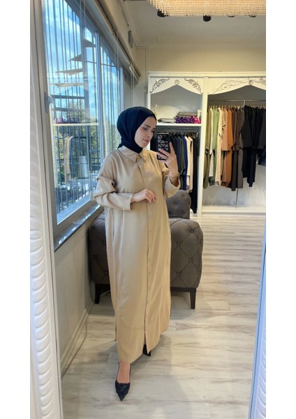 7010 Uzun Gömlek - Camel modelleri