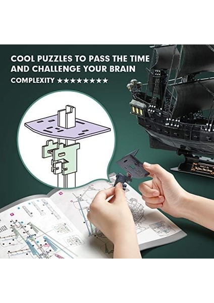 3D 328 Parça Puzzle Korsan Gemisi Kara Inci