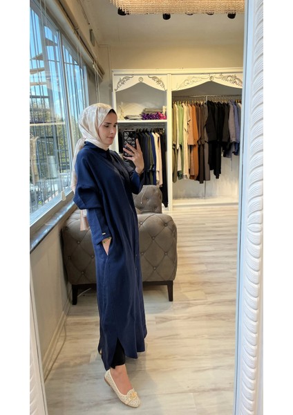 7010 Uzun Gömlek - Lacivert