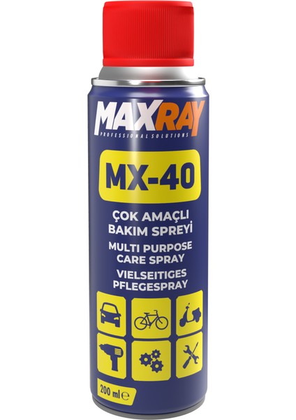 200 ml Mx-40 Çok Amaçlı Bakım Spreyi